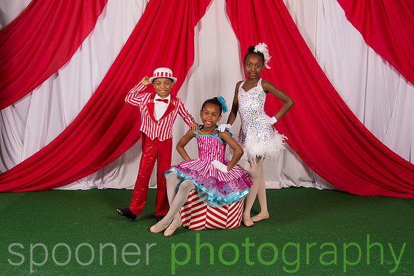 Takiyah Taylor Family and Group pic of white costume